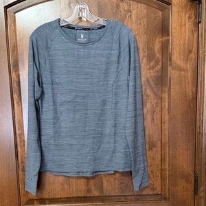 Spider Gray Long Sleeve Top - L